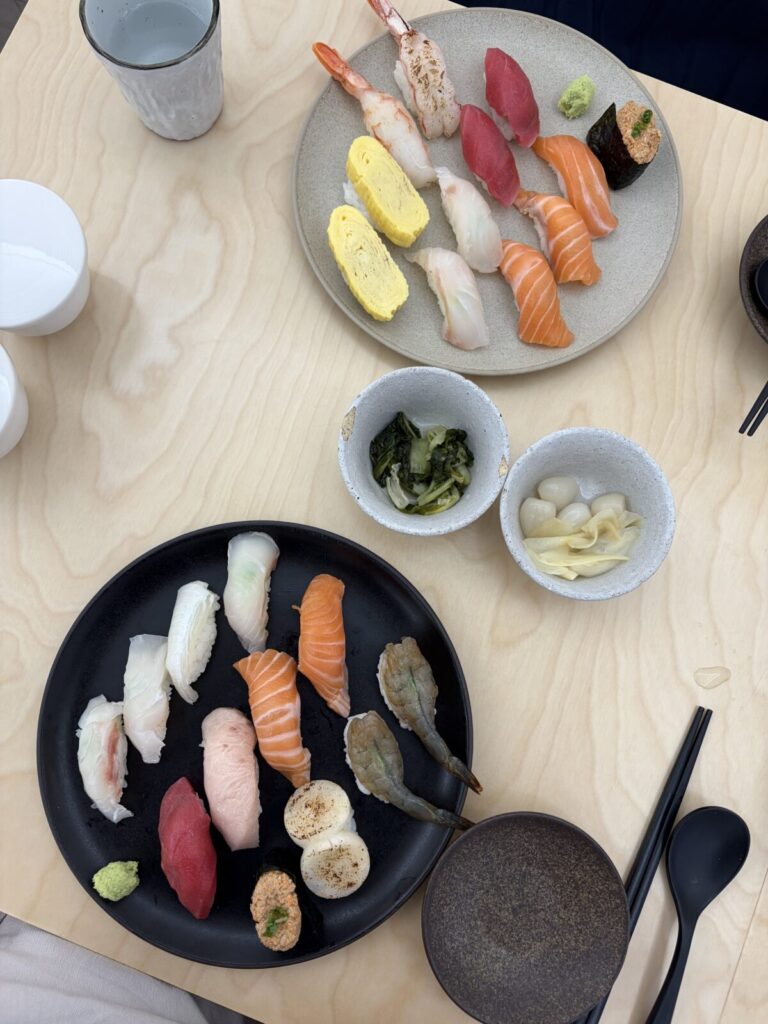 Affordable Sushi Restaurant in Hongdae, Seoul | Sushi Jambi Sushi set at Sushi Jambi