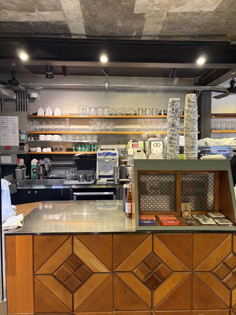 Nakrang Parlor Review Near Hongdae Station Warm vintage coffee shop atmosphere in Hongdae