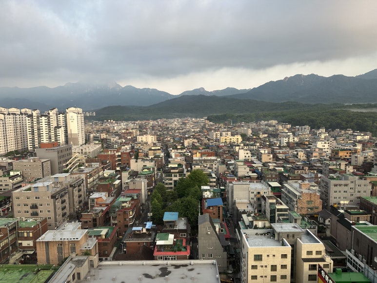 Affordable Hotel Near Banghak Station: Hotel Bay 204 Review Dobongsan Mountain daytime view