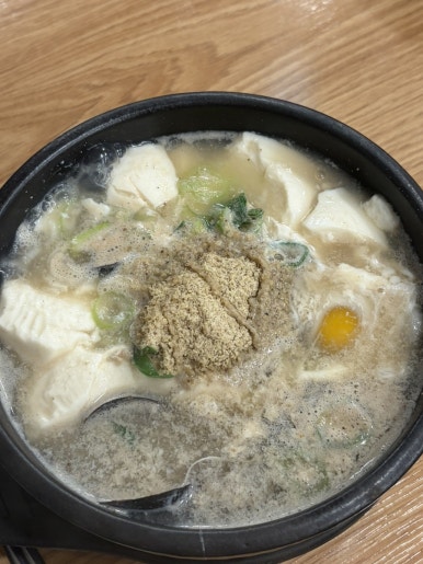 Perilla Seed Soft Tofu Soup