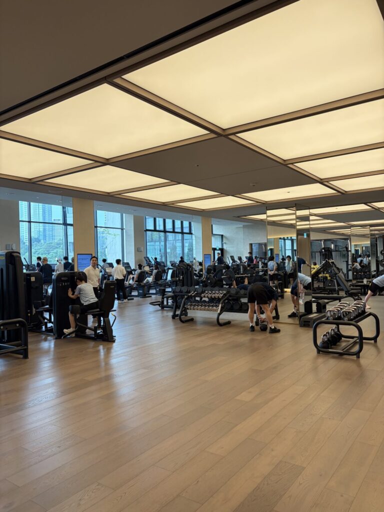 Fitness equipment at Westin Seoul