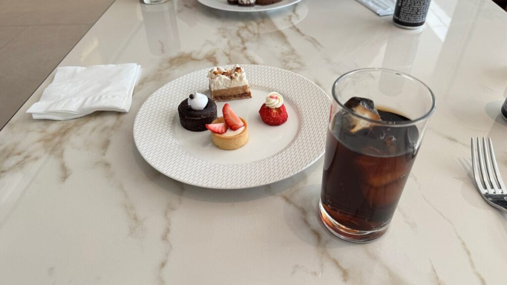 Westin Club Lounge daytime snacks